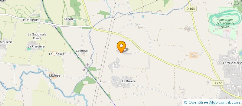 localisation de l'entreprise R.L.M.  NOYAL-SUR-BRUTZ