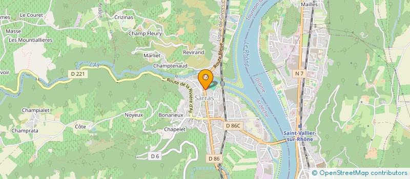 localisation de l'entreprise R.L SOUDAGE  SARRAS