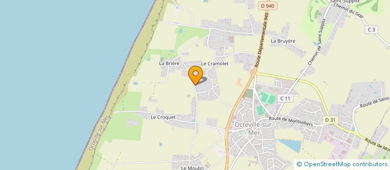 localisation de l'entreprise R LESAGE  GONFREVILLE-L'ORCHER