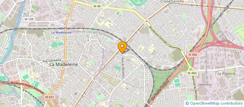 localisation de l'entreprise R LINE ATELIER à MARCQ-EN-BARŒUL