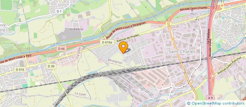 localisation de l'entreprise R'LINE BUSINESS  PERPIGNAN