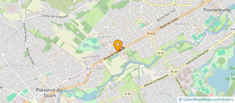 localisation de l'entreprise R LIVE à TOURNEFEUILLE