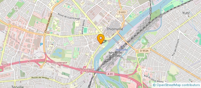 localisation de l'entreprise R LOUNGE ACADEMY  THIONVILLE