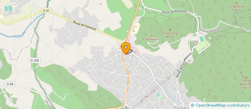 localisation de l'entreprise R.LUXURY  ROCBARON