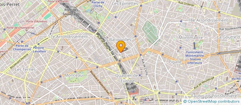localisation de l'entreprise R M  PARIS