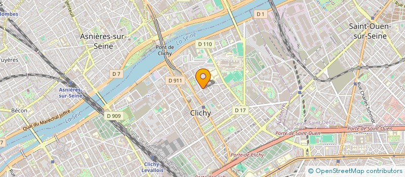 localisation de l'entreprise R&M à CLICHY