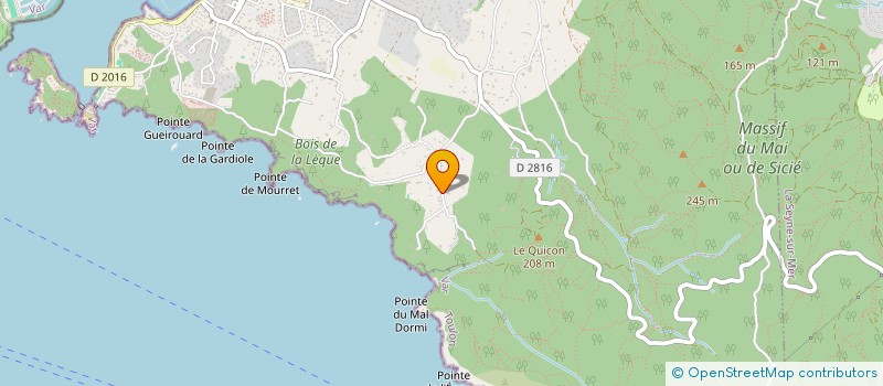 localisation de l'entreprise R M à SIX-FOURS-LES-PLAGES