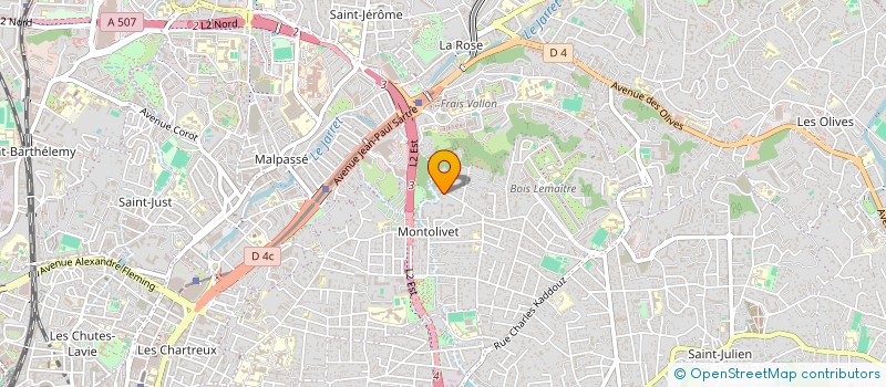 localisation de l'entreprise R & M à MARSEILLE