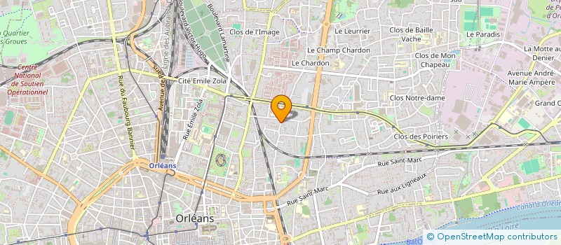 localisation de l'entreprise R&M à ORLEANS