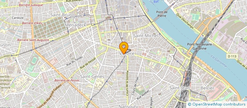 localisation de l'entreprise R.M.A  BORDEAUX