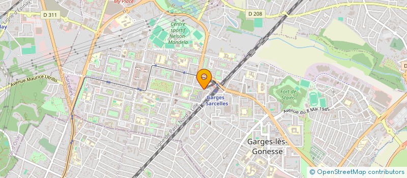 localisation de l'entreprise R M A BAT à SARCELLES