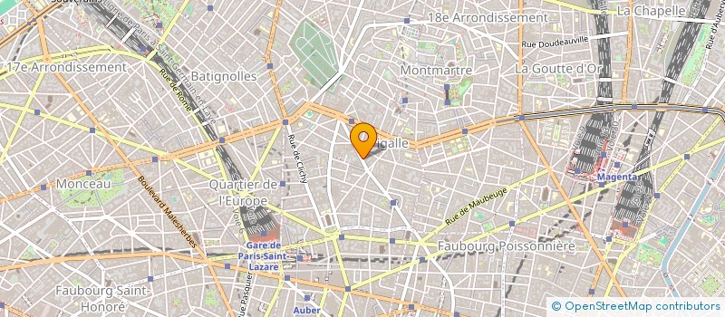 localisation de l'entreprise R & M ASSOCIES  PARIS