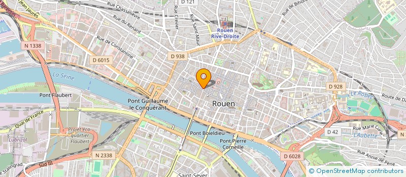 localisation de l'entreprise R M B à ROUEN