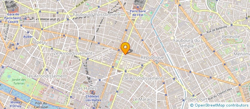 localisation de l'entreprise R M B  PARIS