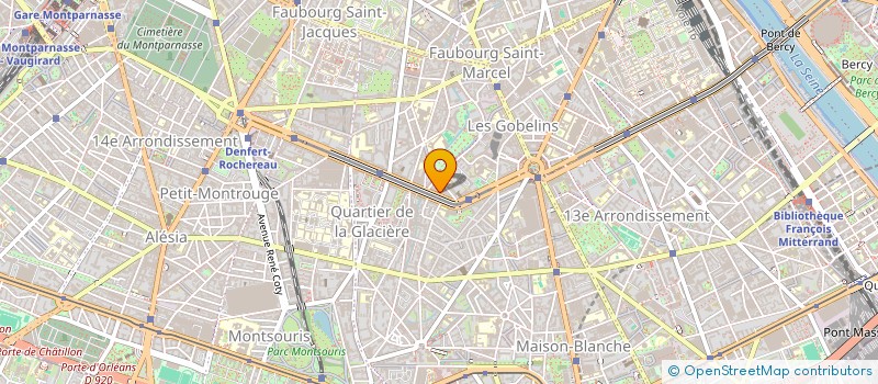 localisation de l'entreprise R.M.B  PARIS