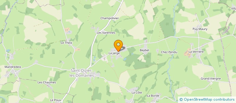 localisation de l'entreprise R.M.B à SAINT-DIZIER-LES-DOMAINES