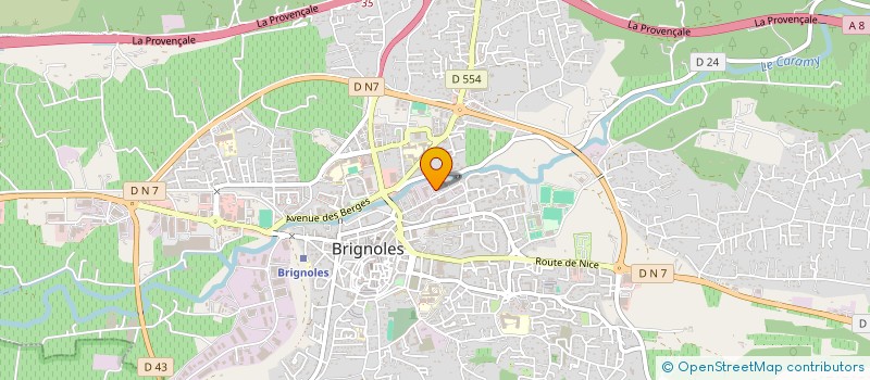localisation de l'entreprise R'M'B à BRIGNOLES