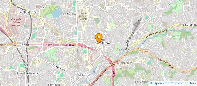 localisation de l'entreprise R.M.B à MARSEILLE