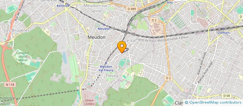 localisation de l'entreprise R-M.BAT à ISSY-LES-MOULINEAUX