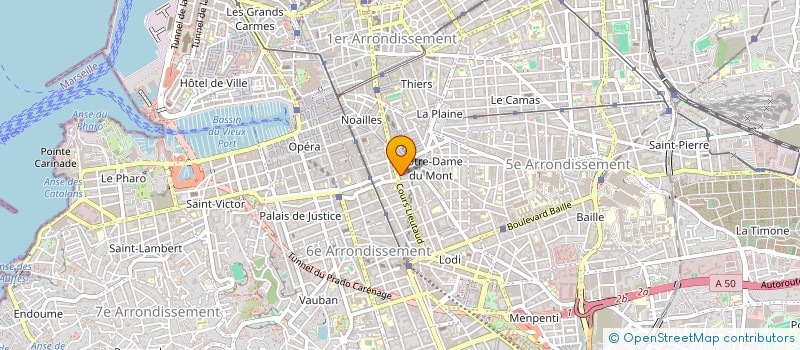 localisation de l'entreprise R.M. BATI-PRO à MARSEILLE