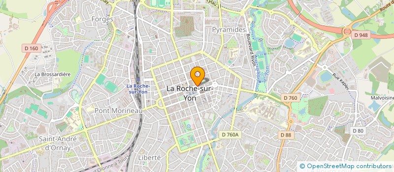 localisation de l'entreprise R.M.C. 2 à LA ROCHE-SUR-YON