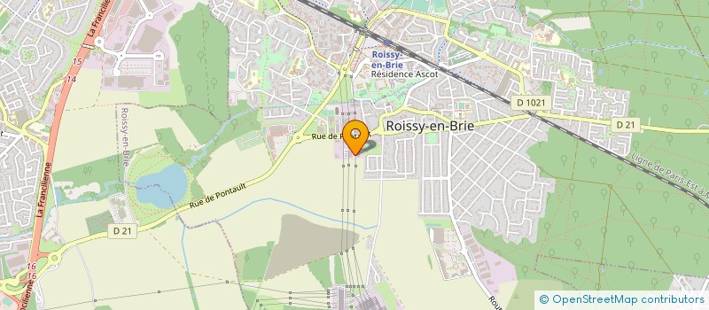 localisation de l'entreprise R.M.C. MARC GUITTARD à ROISSY-EN-BRIE