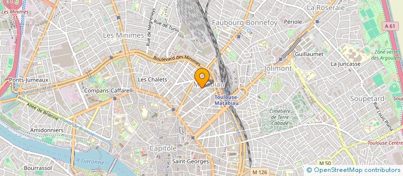 localisation de l'entreprise R-M CENTRE SOCIAL ET CULTUREL CHALETS-BAYARD-BELFORT à TOULOUSE