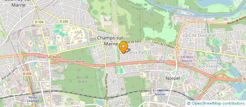 localisation de l'entreprise R&M CONCEPT CARS à CHAMPS-SUR-MARNE