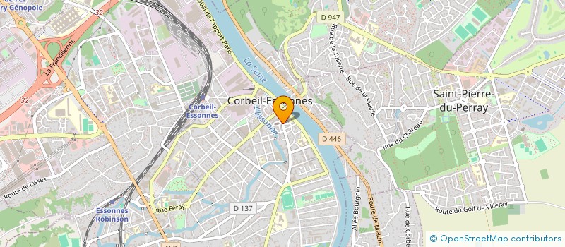 localisation de l'entreprise R.M DISTRIBUTION à CORBEIL-ESSONNES