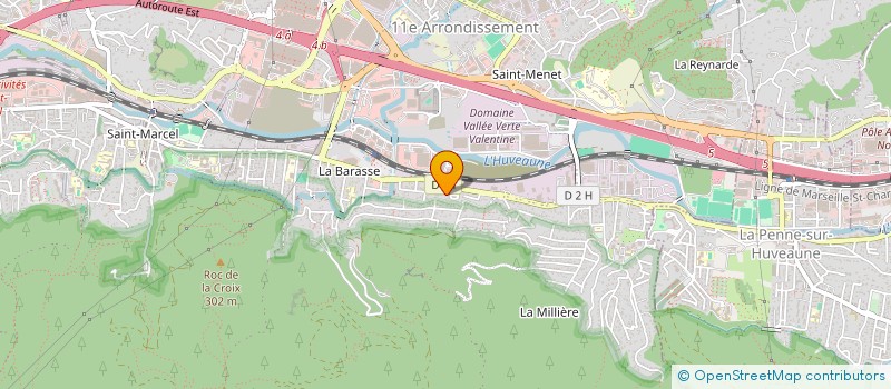 localisation de l'entreprise R.M.E.N LETIN à MARSEILLE 11EME