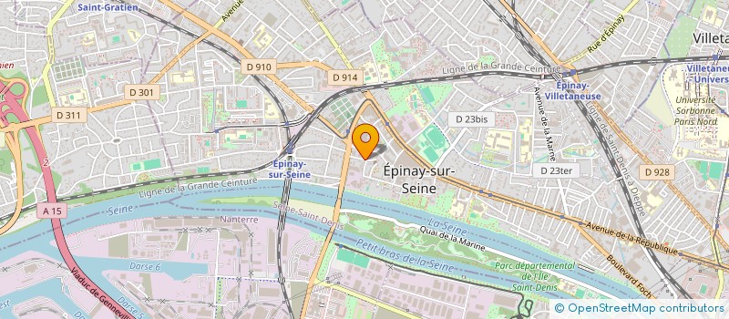 localisation de l'entreprise R M EUROPE à EPINAY-SUR-SEINE