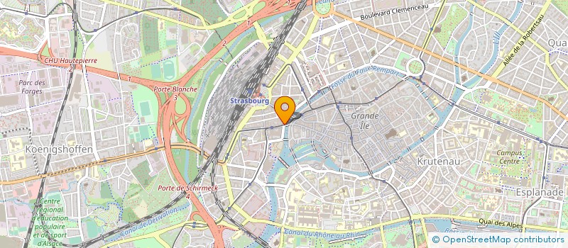 localisation de l'entreprise R.M.G RESTAURATION à STRASBOURG