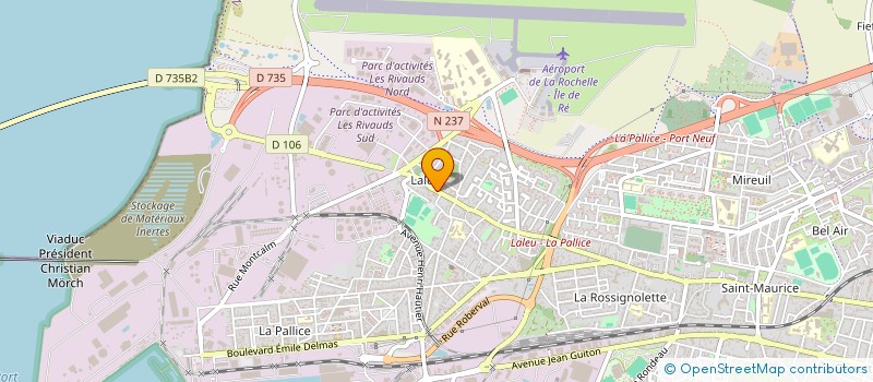 localisation de l'entreprise R.M. HOUSE  LA ROCHELLE