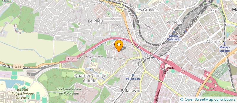 localisation de l'entreprise R&M IMMO à PALAISEAU