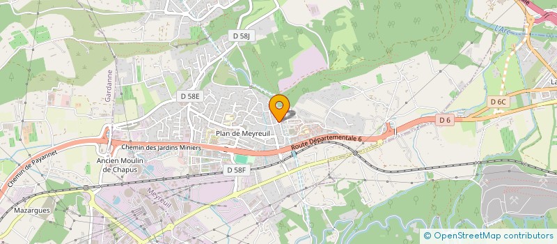 localisation de l'entreprise R & M IMMOBILIER  MEYREUIL