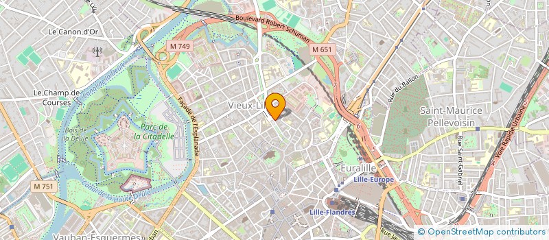 localisation de l'entreprise R.M.L.P.D.C à LILLE