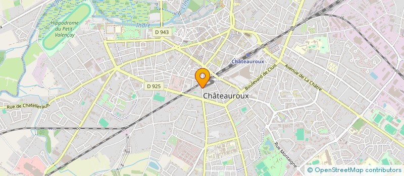 localisation de l'entreprise R.M. MAINTENANCE à CHATEAUROUX