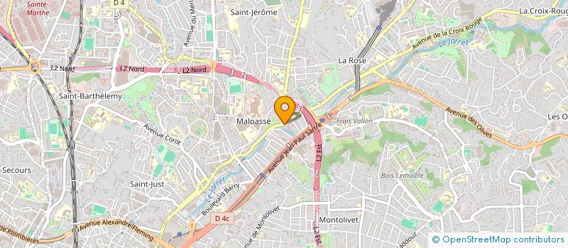 localisation de l'entreprise R.M MEDICAL à MARSEILLE