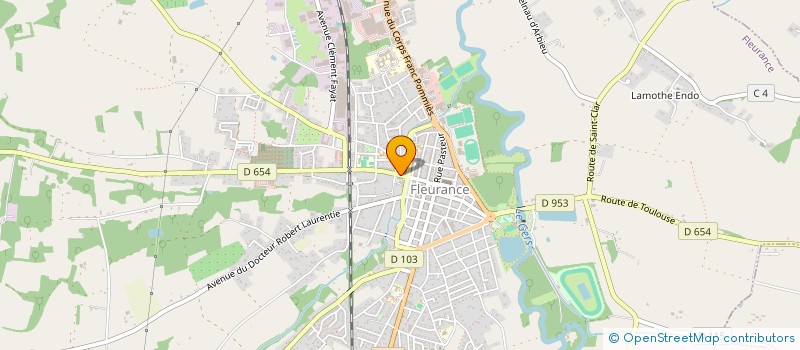 localisation de l'entreprise R.M. MENUISERIES  FLEURANCE