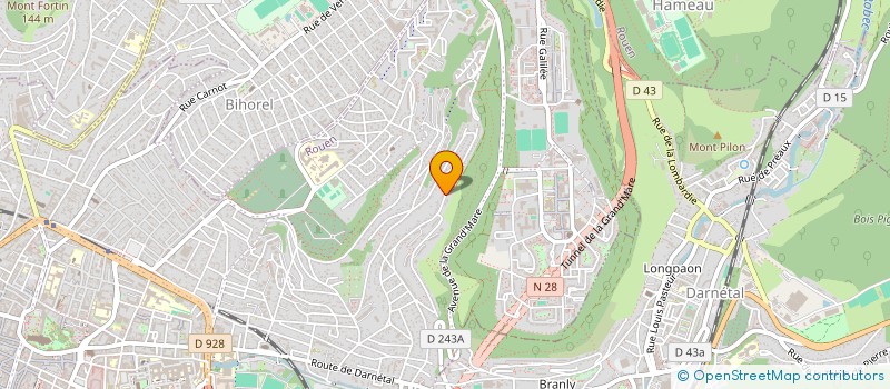 localisation de l'entreprise R M NETT  ROUEN