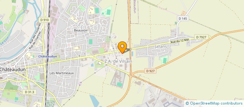 localisation de l'entreprise R.M. OTIMIZIS à CHATEAUDUN