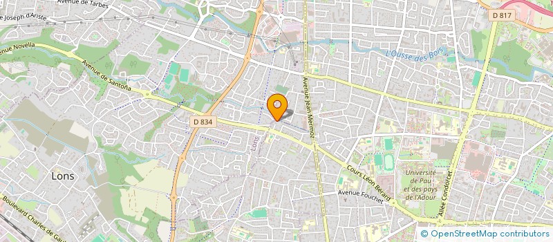 localisation de l'entreprise R.M.P.  BILLERE