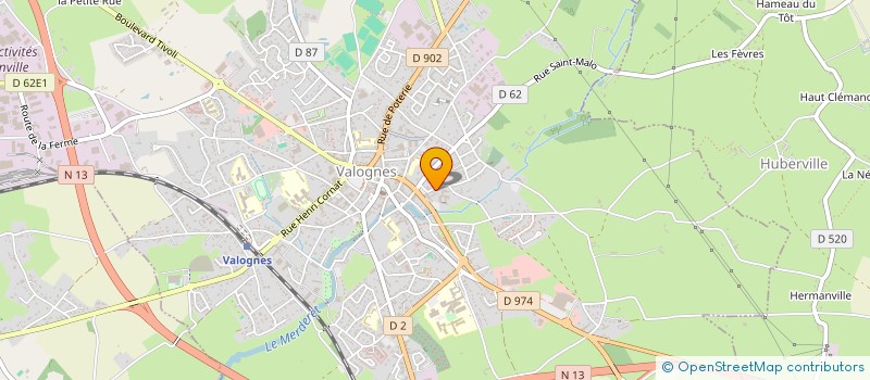 localisation de l'entreprise R.M.P  VALOGNES