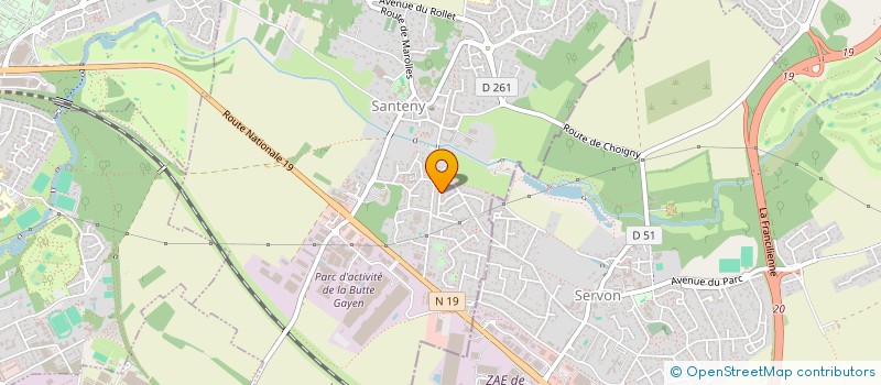 localisation de l'entreprise R M P ROCHE MECANIQUE PRECISION  VILLECRESNES
