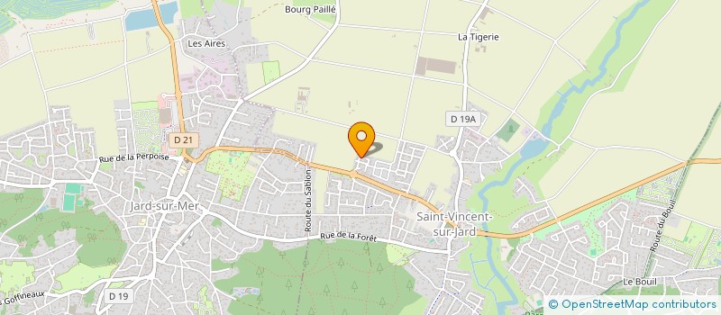 localisation de l'entreprise R&M PATRIMOINE  SAINT-VINCENT-SUR-JARD