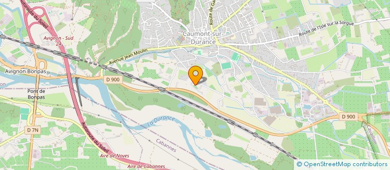 localisation de l'entreprise R.M. RENOVATION  CAUMONT-SUR-DURANCE