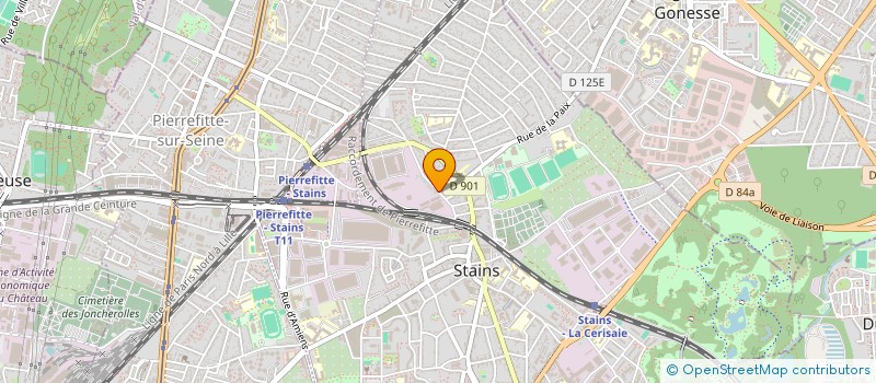 localisation de l'entreprise R M S à STAINS