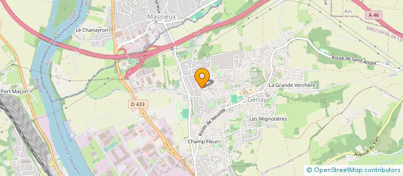 localisation de l'entreprise R M S A R L  GENAY