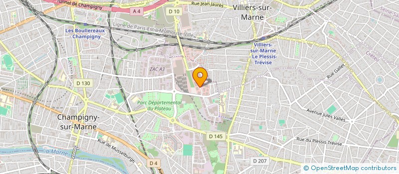 localisation de l'entreprise R M S P à CHAMPIGNY-SUR-MARNE