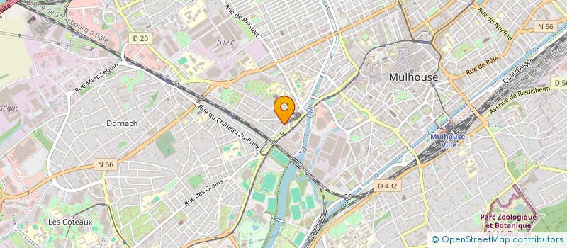 localisation de l'entreprise R.M SERVICES  MULHOUSE